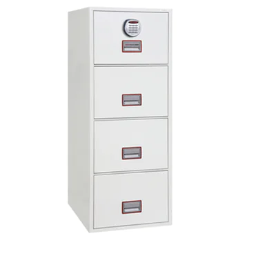 Phoenix Hängeregistraturschrank World Class Vertical Fire File 57 x 145 x 70 cm (B x H x T) Stahl weiß