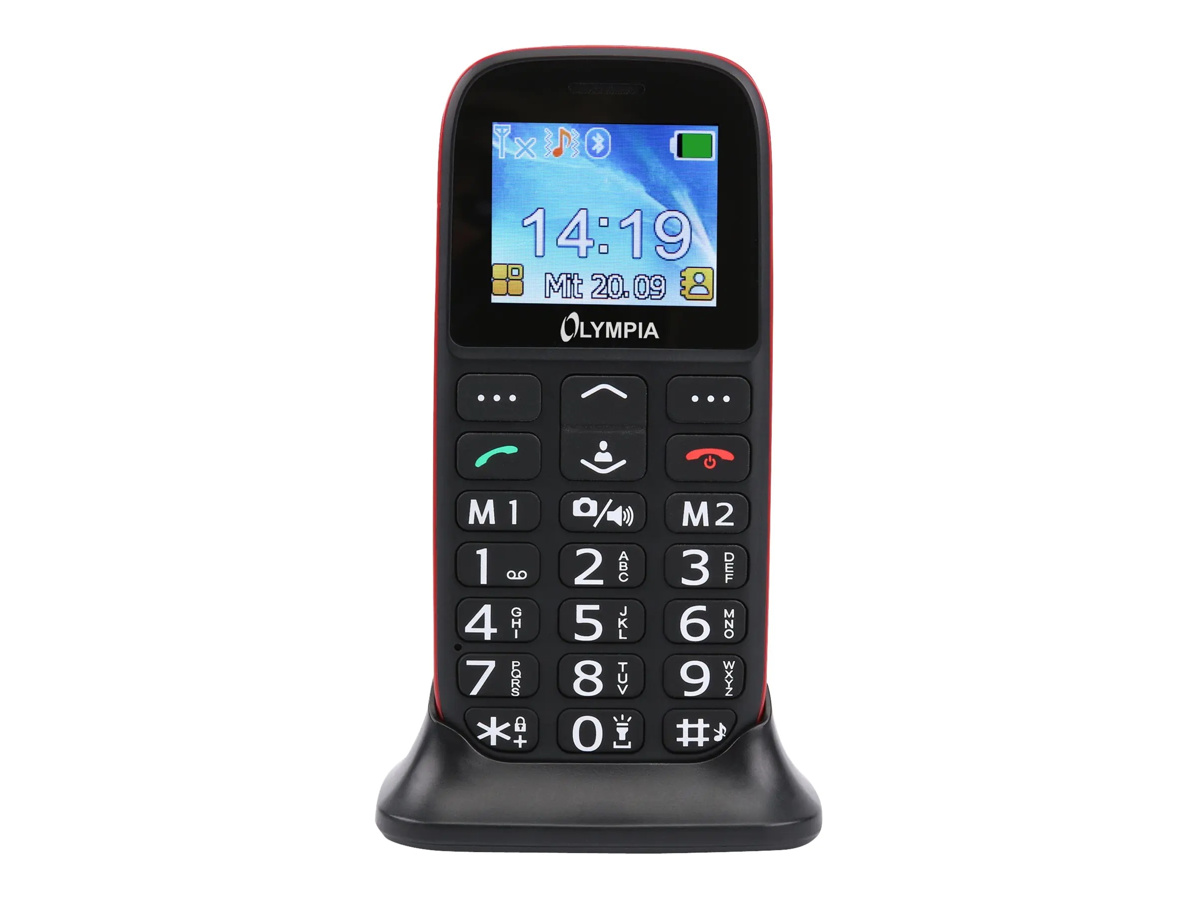OLYMPIA BELLA - Feature Phone - microSD slot - LCD-Anzeige - Schwarz