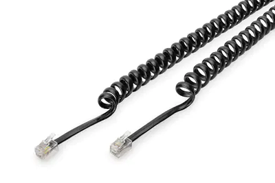DIGITUS UAE Modulares Spiral-Anschlusskabel AK-460101-020-S