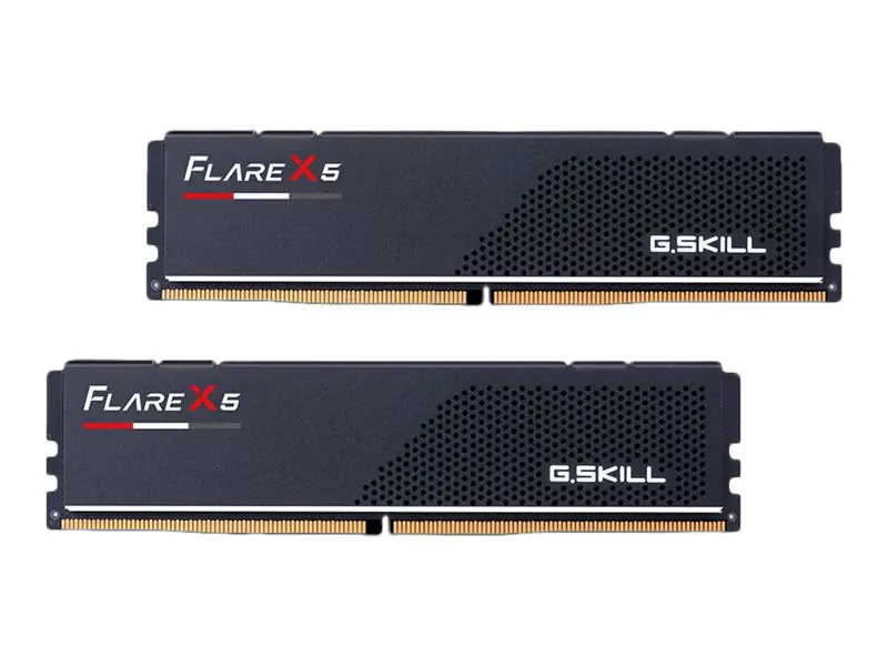 G.Skill Flare X5 - DDR5 - Kit - 32 GB: 2 x 16 GB - DIMM 288-PIN Low Profile - 6000 MHz / PC5-48000 - CL36 - 1.35 V - ungepuffert - non-ECC - mattschwarz