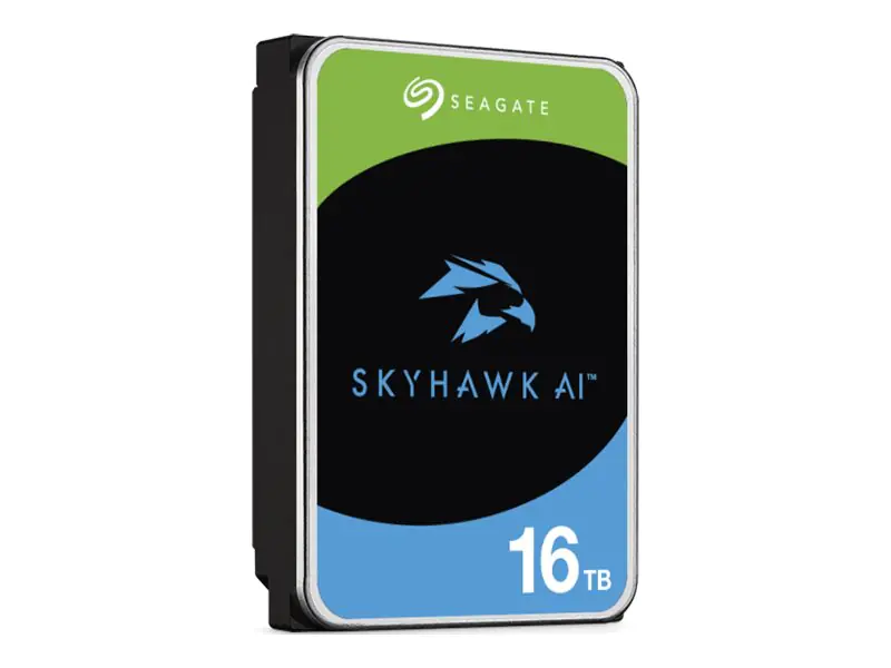 Seagate SkyHawk AI ST16000VE004 - Festplatte - 16 TB - intern - 3.5" (8.9 cm) - SATA 6Gb/s - Puffer: 512 MB - mit 3 Jahre Seagate Rescue Datenwiederherstellung
