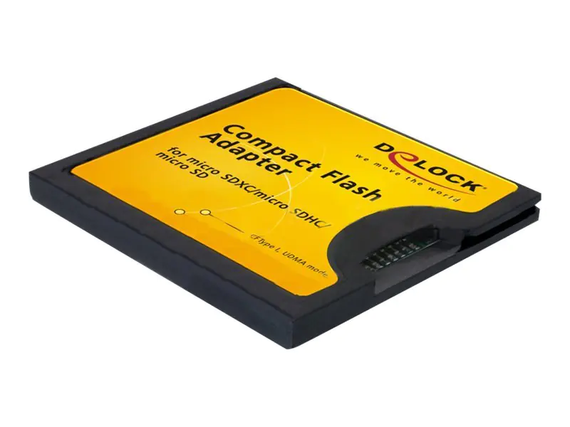 DeLOCK Compact Flash Adapter - Kartenadapter (microSD, microSDHC, microSDXC) - CompactFlash - für P/N: 91638