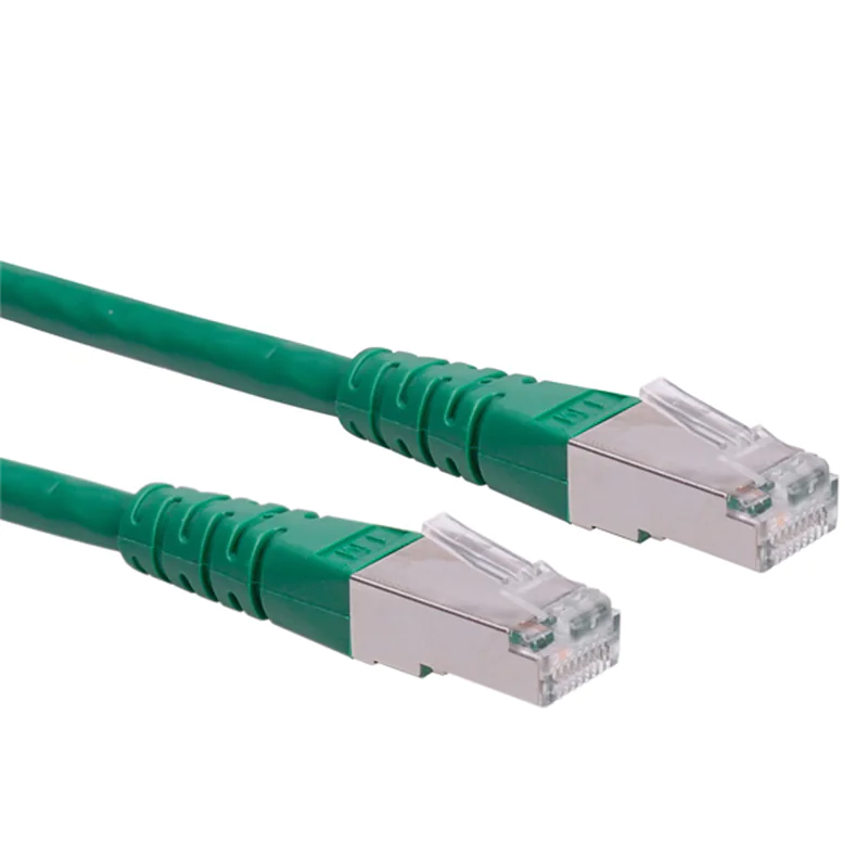 Roline - Patch-Kabel - RJ-45 (M) zu RJ-45 (M) - 0.5 m - SFTP - CAT 6 - grün