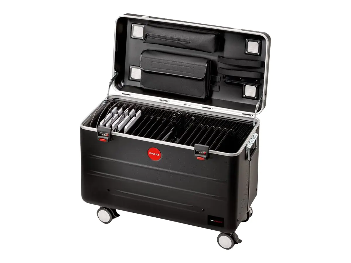PARAT PARAPROJECT Case TC16 - Wagen (nur Laden) - für 16 Tablets - verriegelbar - X-ABS Kunststoff - Schwarz - Bildschirmgröße: up to 32.8 cm (up to 12.9") 20872215116