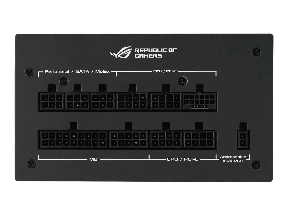 ASUS ROG Strix - Aura Edition - Netzteil (intern) - ATX12V 3.0/ EPS12V - 80 PLUS Gold - Wechselstrom 100-240 V - 1000 Watt