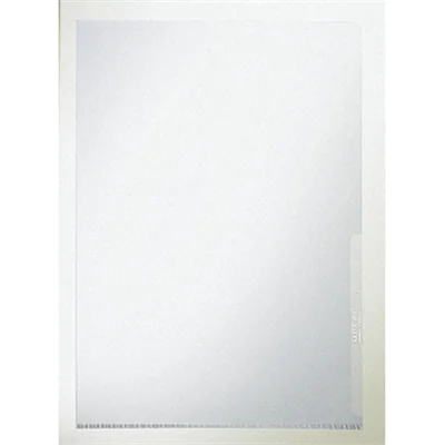 Leitz Sichthülle Standard DIN A4 0,13mm oben, rechts offen dokumentenecht Polypropylenfolie farblos genarbt 100 St./Pack.