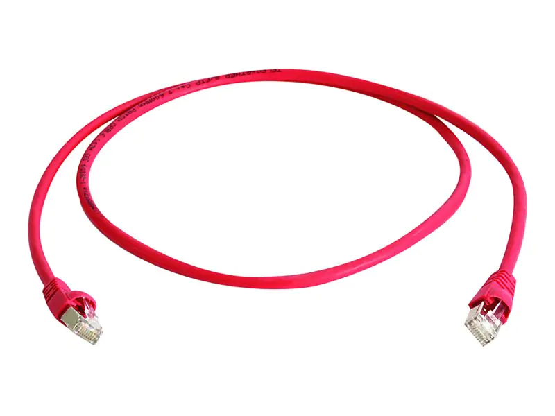 Telegärtner MP8 FS 600 - Patch-Kabel - RJ-45 (M) zu RJ-45 (M) - 7.5 m - SFTP - CAT 7 - Rot