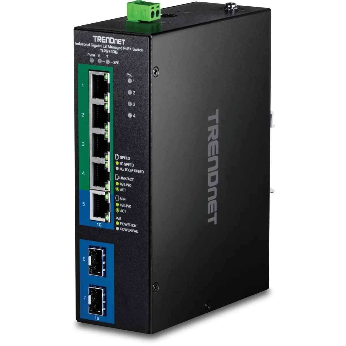 TRENDnet Industrial L2 - Switch - 1 Gbps