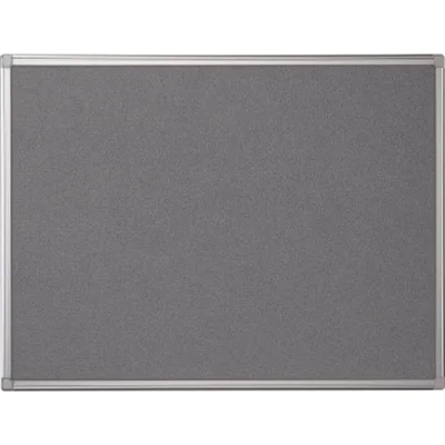Bi-office Pinnwand Maya FA0342170 Aluminiumrahmen Filz 90x60cm grau