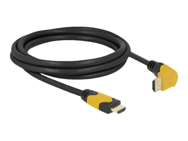 Delock High Speed - HDMI-Kabel - HDMI männlich gerade zu HDMI männlich nach oben angewinkelt - 1