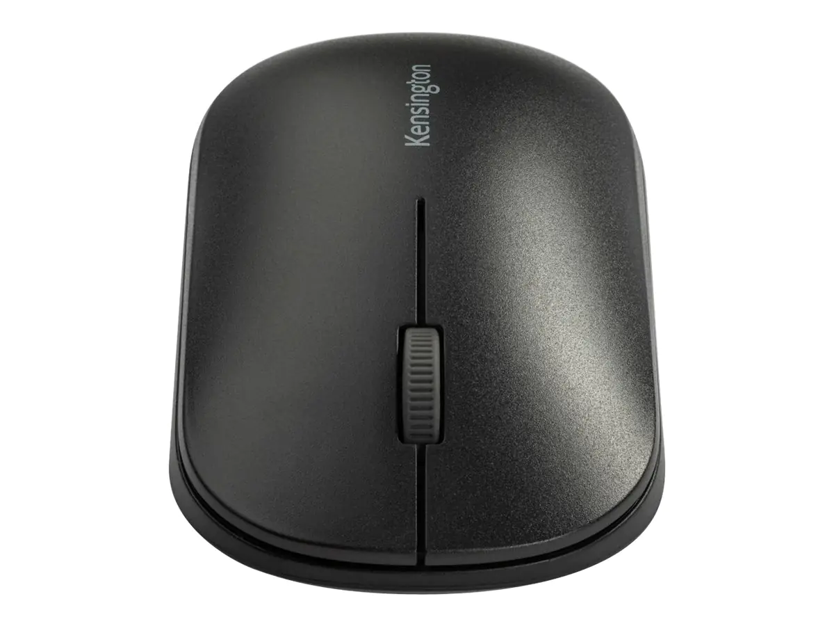 Kensington SureTrack Dual Wireless Mouse - Maus - optisch - 4 Tasten - kabellos - 2.4 GHz, Bluetooth 5.0 LE, Bluetooth 3.0 - kabelloser Empfänger (USB) - Schwarz