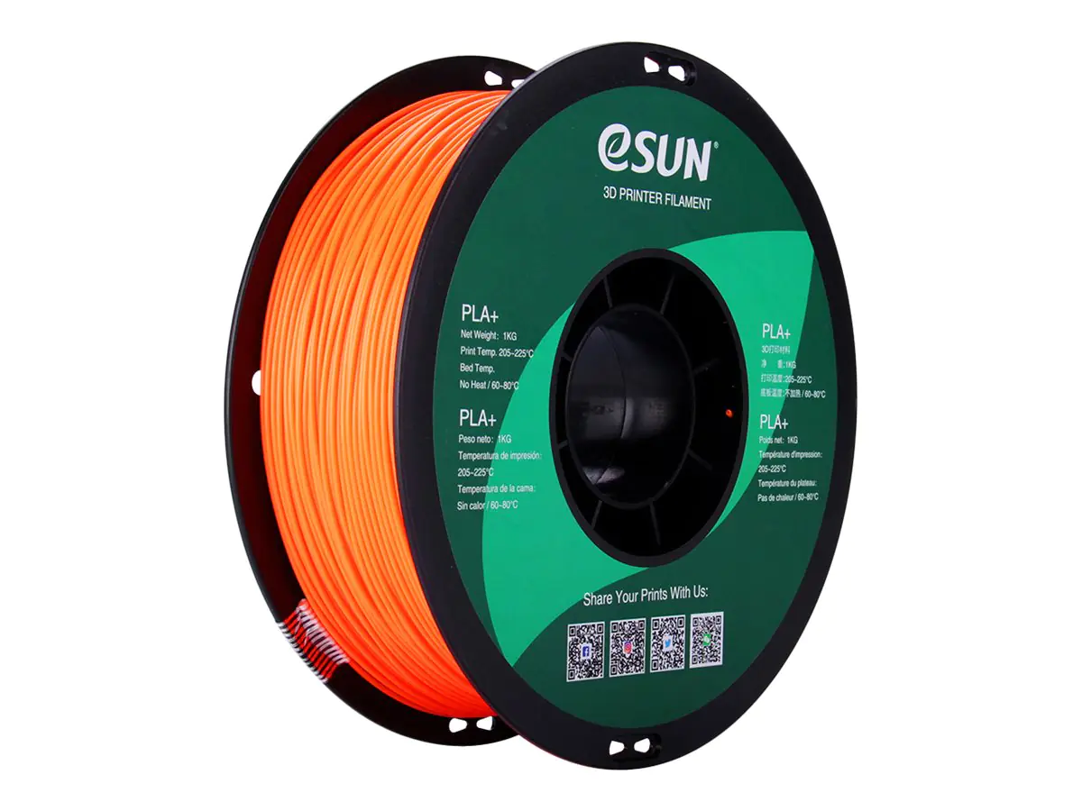 Esun Orange - 1 kg - PLA+ Filament (3D) PLA+175O1