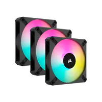 CORSAIR iCUE AF120 RGB ELITE - Gehäuselüfter - 120 mm - Schwarz (Packung mit 3)