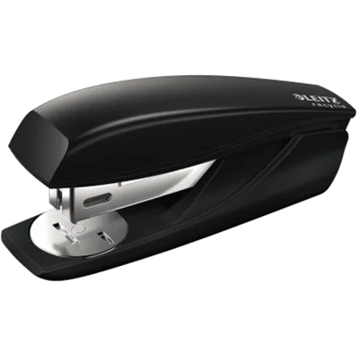 Leitz Heftgerät NeXXt Recycle 24/6, 26/6 fest/lösbar/nageln 25 Bl. (80 g/m²) inkl. 200 Heftklammern P3 24/6 Metall/Kunststoff (Kunststoff, 96 % recycelt) schwarz