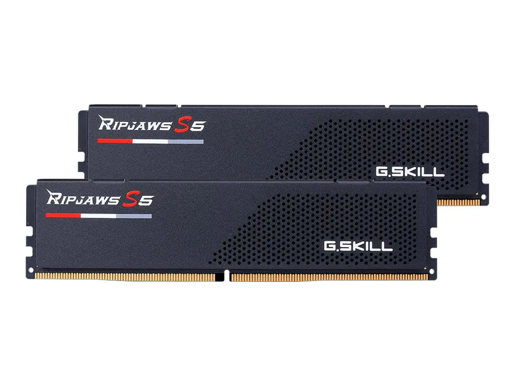 G.Skill Ripjaws S5 - DDR5 - Kit - 64 GB: 2 x 32 GB - DIMM 288-PIN Low Profile - 6000 MHz / PC5-48000 - CL30 - 1.4 V - ungepuffert - non-ECC - mattschwarz