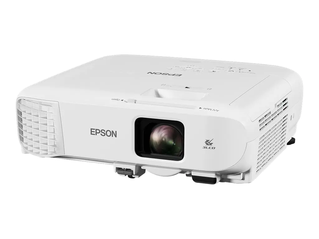 Epson EB-X49 - 3-LCD-Projektor - tragbar - 3600 lm (weiß) - 3600 lm (Farbe) - XGA (1024 x 768) - 4:3 - LAN - weiß