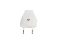 Bachmann With Screw terminal - Netzanschluss - Eurostecker (M) - 250 V - 2.5 A - weiß