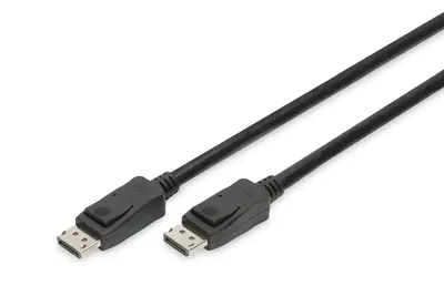 DIGITUS - DisplayPort-Kabel - DisplayPort (M) zu DisplayPort (M) - DisplayPort 1.4 - 3 m - 8K Unterstützung - Schwarz