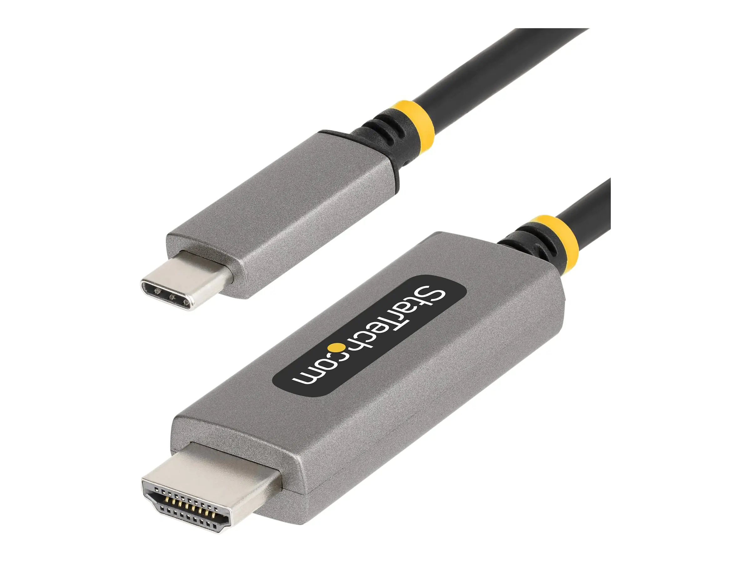 StarTech 3m USB-C HDMI Adapter Kabel, 8K 60Hz, HDR10, USB C auf HDMI - Adapterkabel - 24 pin USB-C männlich zu HDMI männlich - 3 m - Space-grau - aktiv, Support von 8K 60 Hz, Support von 4K 144 Hz