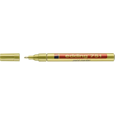 edding Lackmarker 751 4-751053 1-2mm Rundspitze permanent gold