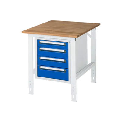 RAU Arbeitstisch Tom 750 x 760-1.080 x 1.000 mm (B x H x T)