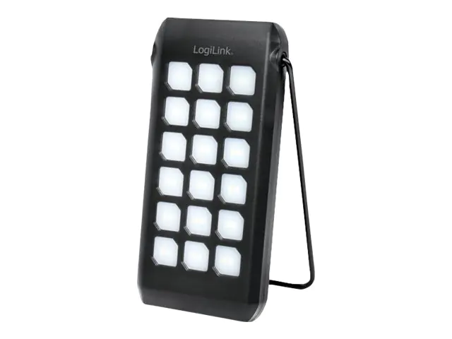LogiLink - Solar-Powerbank - Taschenlampe - Li-Pol - 10000 mAh - 18 Watt - 3 A - PD 2.0, QC 3.0, Ultra Fast Charge - 2 Ausgabeanschlussstellen (USB, 24 pin USB-C) - auf Kabel: Micro-USB Typ B/USB-C