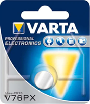 Varta 1x 1.55V V 76 PX, Einwegbatterie, SR44, Siler-Oxid (S), 1,55 V, 1 Stück(e), Silber 04075 101 401