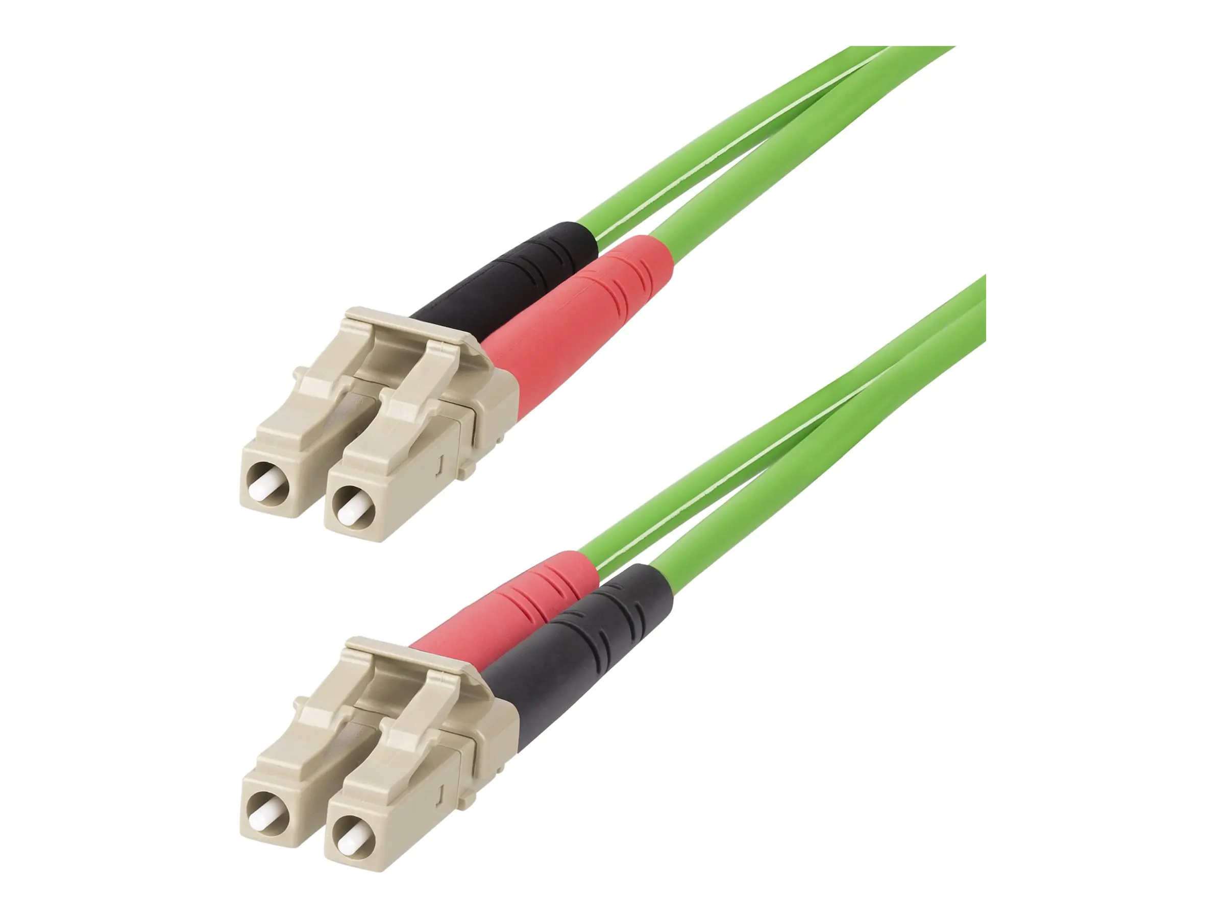 StarTech 20m (65ft) LC to LC (UPC) OM5 Multimode Fiber Optic Cable, 50/125µm Duplex LOMMF Zipcord, VCSEL, 40G/100G, Bend Insensitive, Low Insertion Loss, LSZH Fiber Patch Cord - Patch-Kabel - LC/UPC Multi-Modus (M) zu LC/UPC Multi-Modus (M) - 20 m - 2.9 m