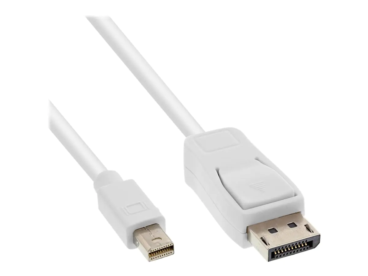 InLine - DisplayPort-Kabel - Mini DisplayPort (M) bis DisplayPort (M) - 1.5 m - weiß