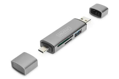 DIGITUS DA-70886 - Kartenleser (SD, microSD) - USB 3.0/USB-C