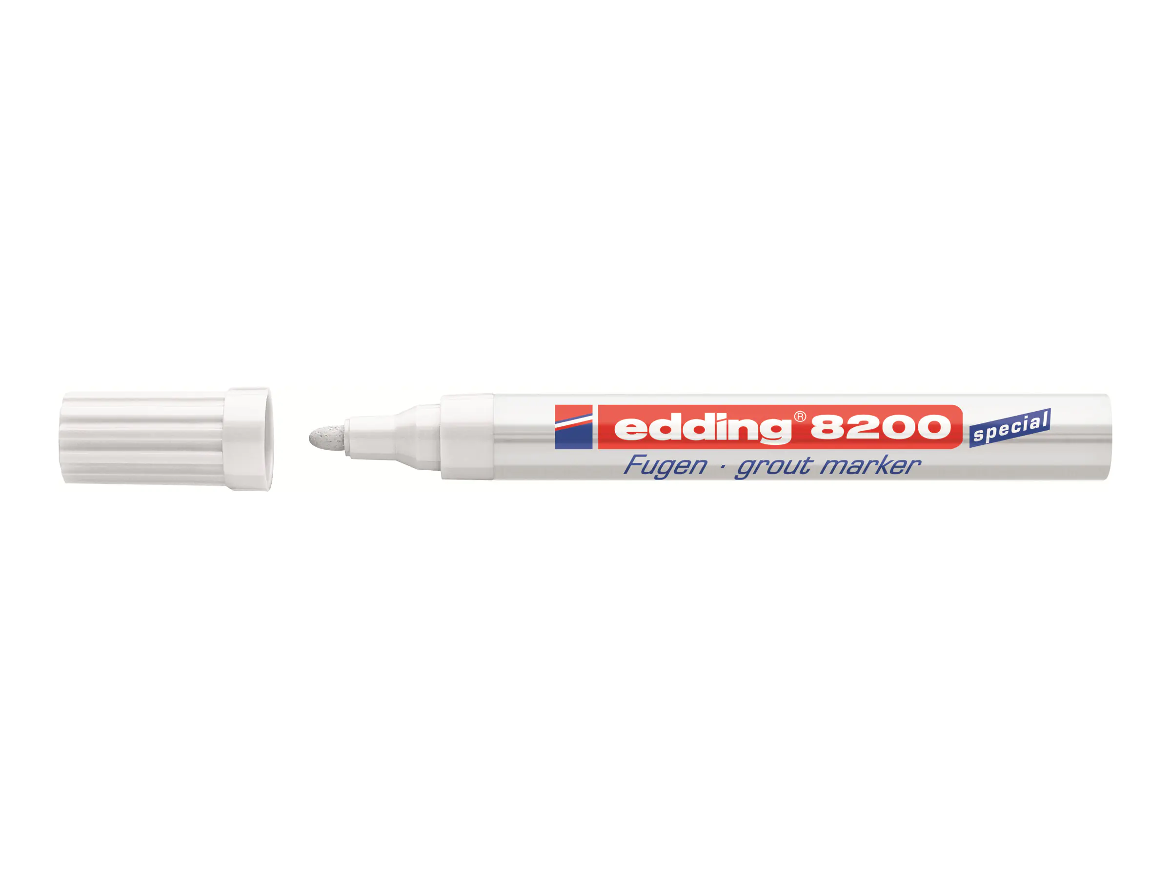 EDDING 8200 grout - Marker - permanent - Weiß 4-8200-1-4049