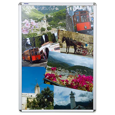 Franken Bilderwechselrahmen BS0704 62,4x87,1x1,2cm DIN A1 Aluminium si