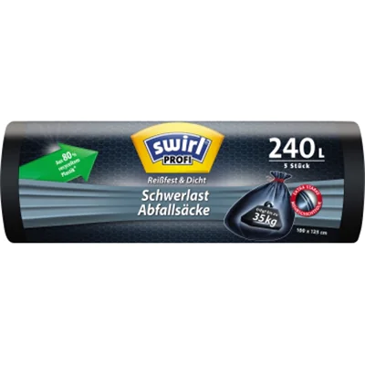 Swirl PROFI Schwerlastsäcke 240.0 l schwarz 2283