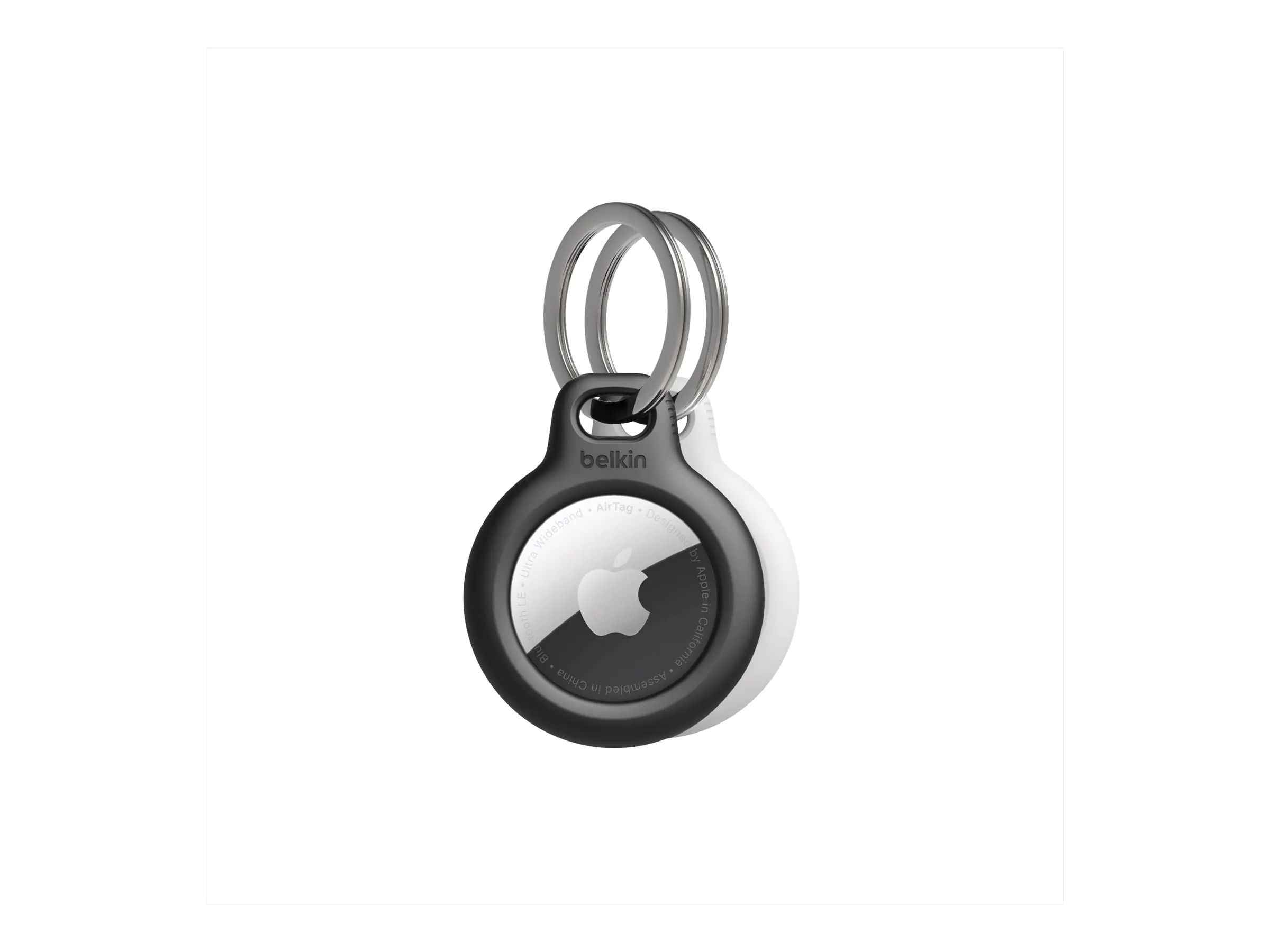 Belkin Secure Holder - Tasche für Airtag - weiß, Schwarz (Packung mit 2) MSC002BTH35