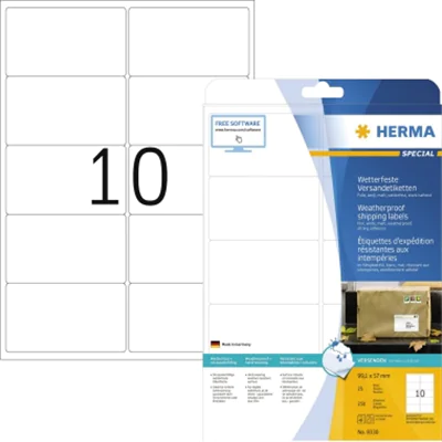 HERMA Folienetikett 8330 99,1x57mm weiß 250 St./Pack.