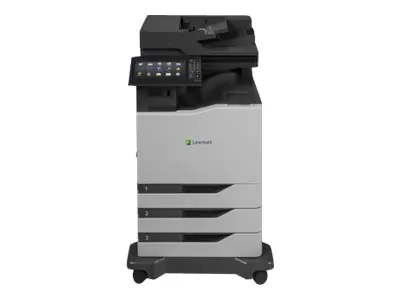 Lexmark XC8160dte - Multifunktionsdrucker - Farbe - Laser - Legal (216 x 356 mm)/A4 (210 x 297 mm) (Original) - A4/Legal (Medien) - bis zu 57 Seiten/Min. (Kopieren) - bis zu 57 Seiten/Min. (Drucken) - 1750 Blatt - 33.6 Kbps - USB 2.0, Gigabit LAN, USB 2.0