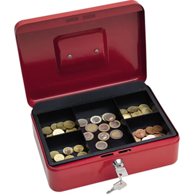 WEDO Geldkassette 145302X 25x18x9cm Größe 3 rot