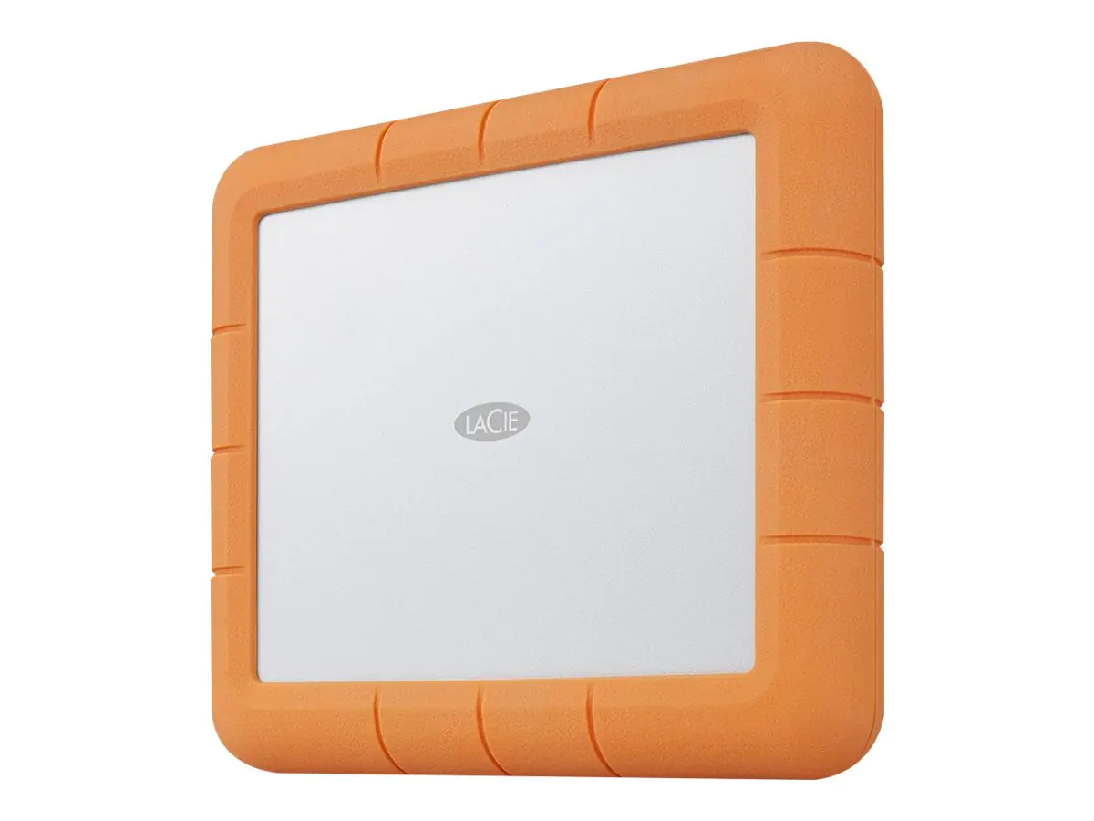 LaCie Rugged RAID Shuttle STHT8000800 - Festplatten-Array - 8 TB - 2 Schächte - HDD 4 TB x 2 - USB 3.1 (extern) - mit 3 years Rescue Data Recovery Service Plan