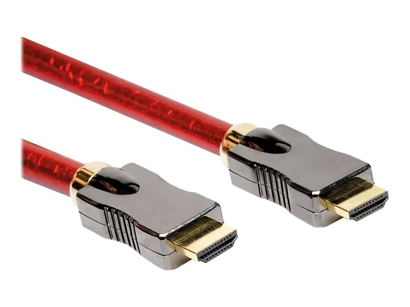 Roline - HDMI-Kabel mit Ethernet - HDMI männlich zu HDMI männlich - 5 m - Doppelisolierung