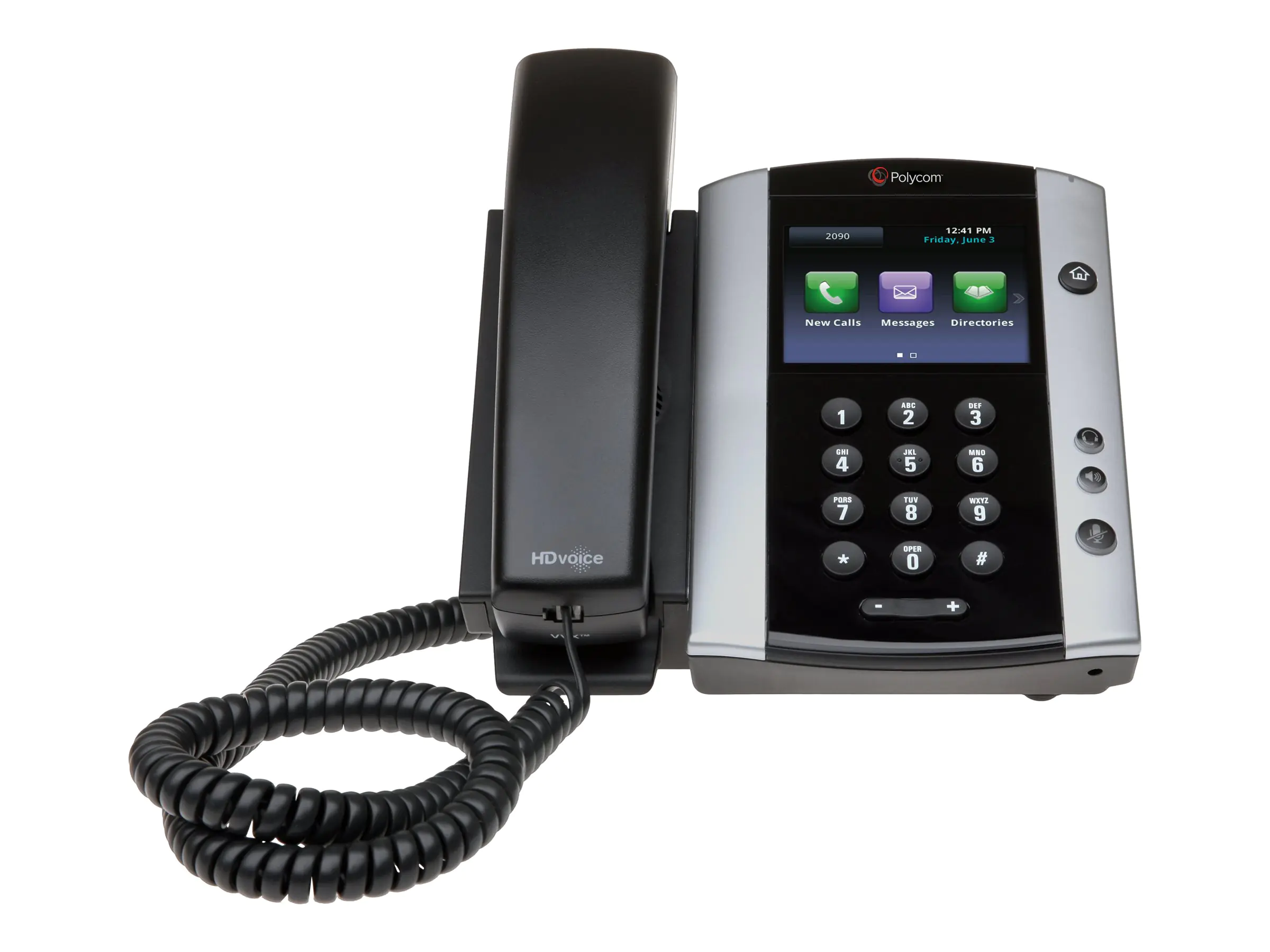 Deutsche Telekom Polycom VVX 501 - VoIP-Telefon - dreiweg Anruffunktion