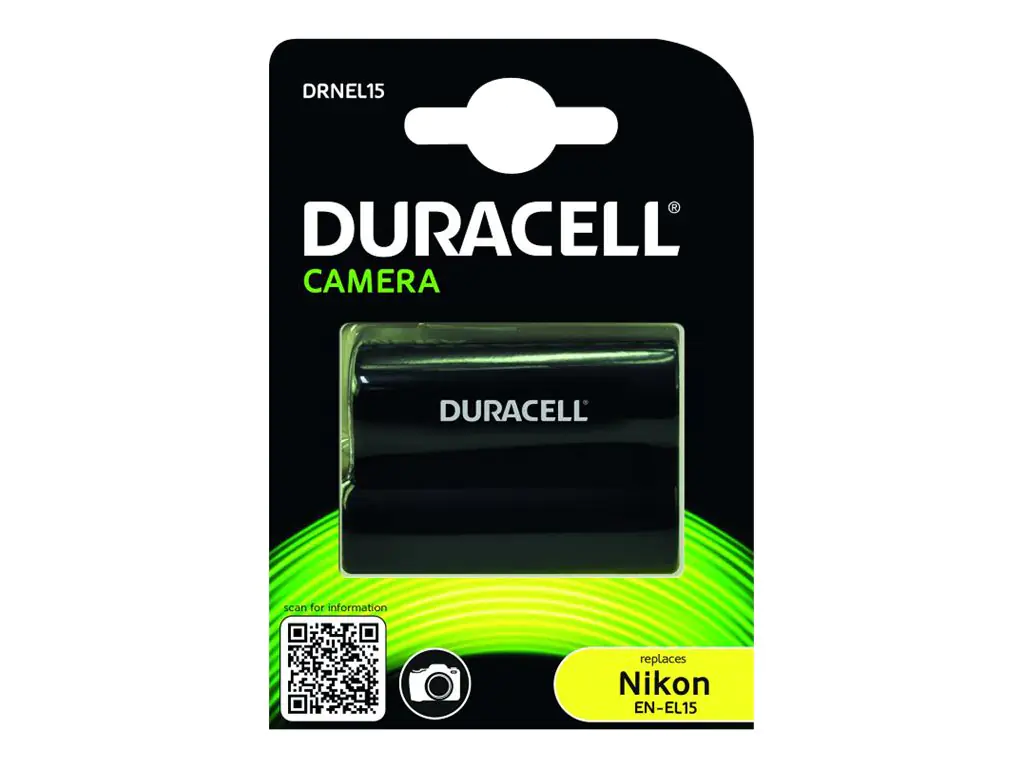 Duracell DRNEL15 - Batterie - Li-Ion - 1400 mAh - für Nikon D600, D610, D7000, D7100, D7200, D750, D7500, D800, D800E, D810, D810A, Z 6II, Z7; 1