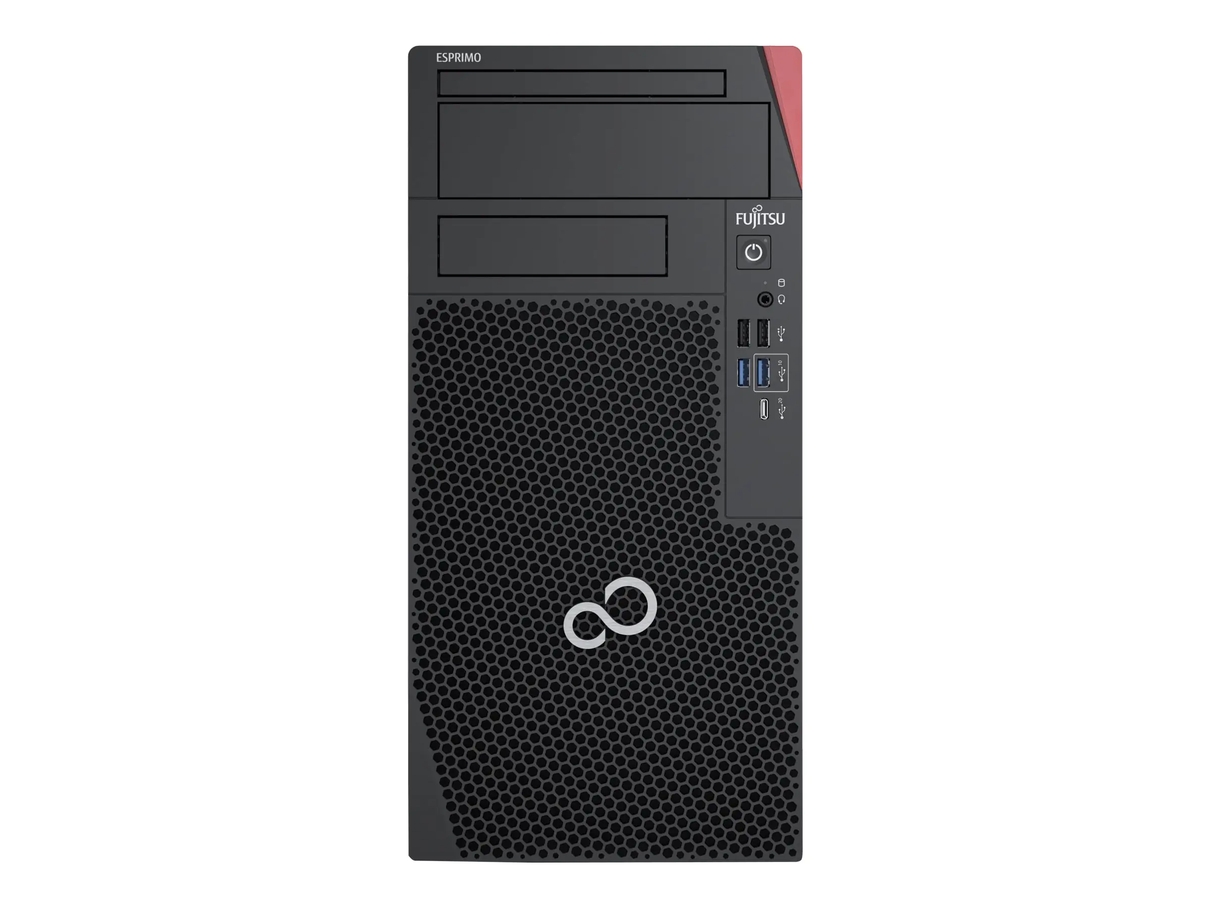 Fujitsu ESPRIMO P6012 - Micro Tower - Core i7 12700 / 2.1 GHz - RAM 16 GB - SSD 512 GB - DVD SuperMulti - UHD Graphics 770 - 1GbE - Win 11 Pro - Monitor: keiner