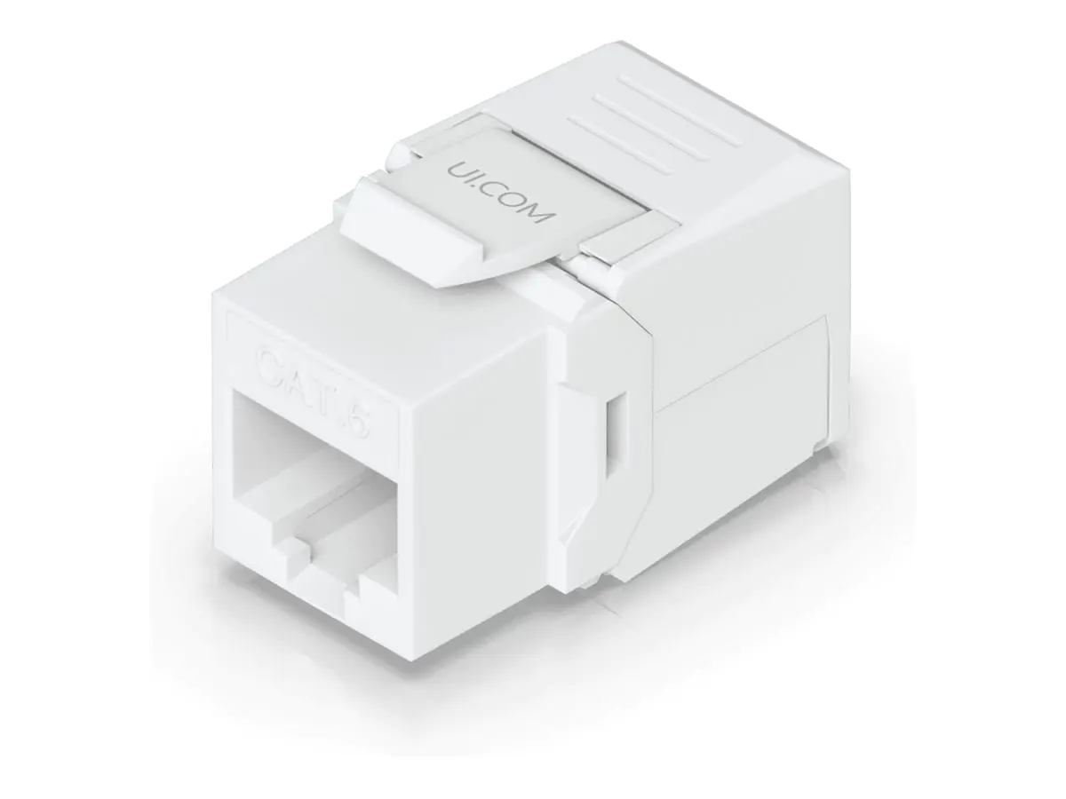 Ubiquiti Modulare Eingabe - oberflächenbündig montierbar - CAT 6 (Packung mit 12)