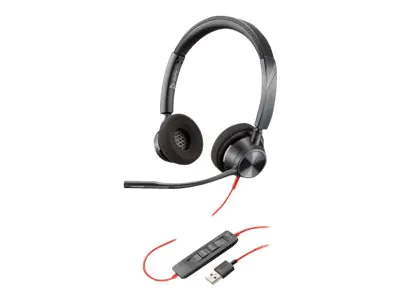Poly Blackwire 3320 - 3300 Series - Headset - On-Ear - kabelgebunden - USB-C
