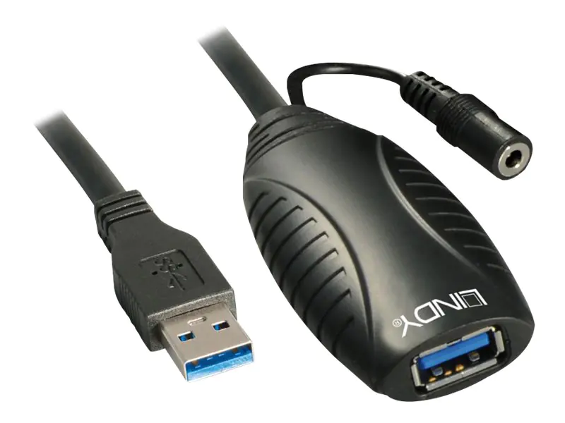 LINDY USB 3.0 Active Repeater Cable - USB-Erweiterung - USB, USB 2.0, USB 3.0 - bis zu 10 m