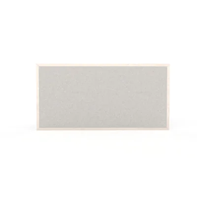 magnetoplan® Pinnwand Design Wood Series Maße der Oberfläche: 148 x 96 cm (B x H) Schrauben, Dübel Wollfilz Material des Rahmens: Birkenholz, gebeizt hellgrau