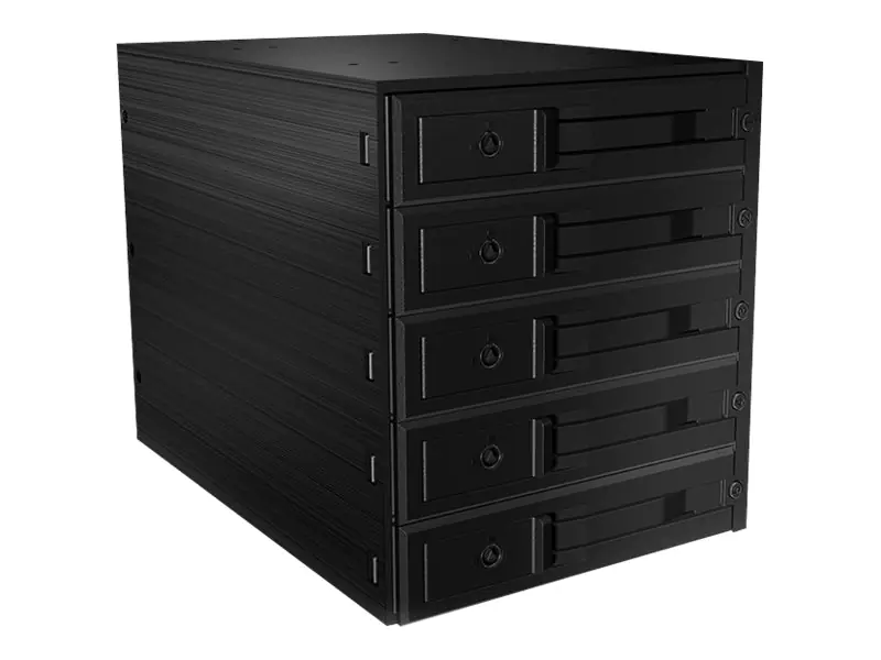 RaidSonic ICY BOX IB-565SSK - Gehäuse für Speicherlaufwerke mit Lüfter - 3.5" (8.9 cm) - Schwarz