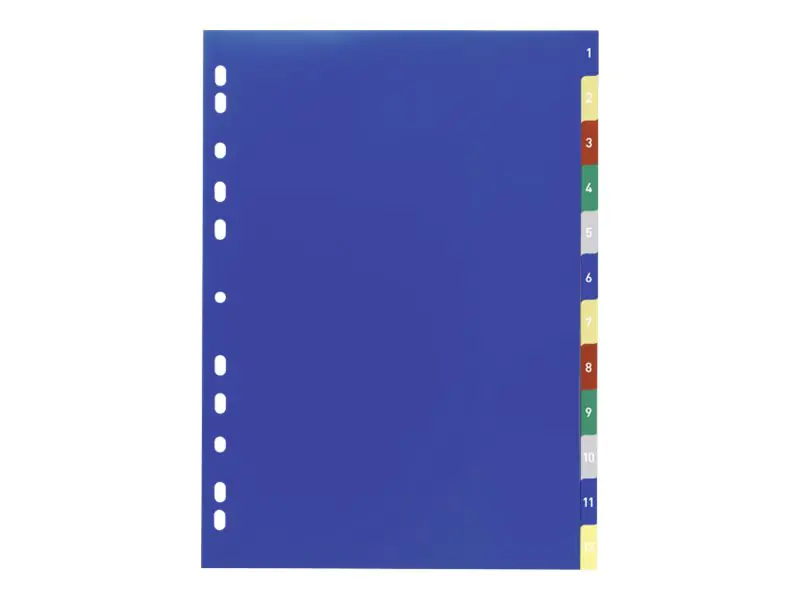 Durable Trennelement - 12 Teile - vorgedruckt: 1-12 - für A4 (210 x 297 mm) 675027