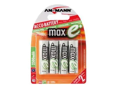 Ansmann Batterie 4 x AA-Typ - NiMH - (wiederaufladbar) 5035442