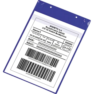 Tarifold Kennzeichnungstasche Neodym 170101 A4 bl 5 St./Pack.
